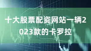 十大股票配资网站一辆2023款的卡罗拉