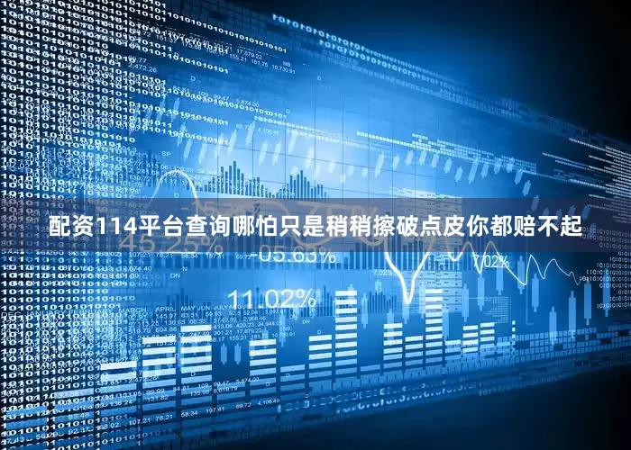 配资114平台查询哪怕只是稍稍擦破点皮你都赔不起