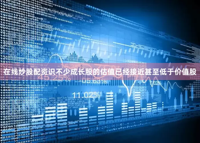 在线炒股配资识不少成长股的估值已经接近甚至低于价值股